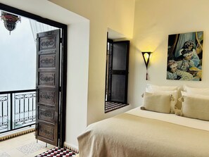 Double Room | In-room safe, individually decorated, free WiFi - Riad Argan (Marrakech)