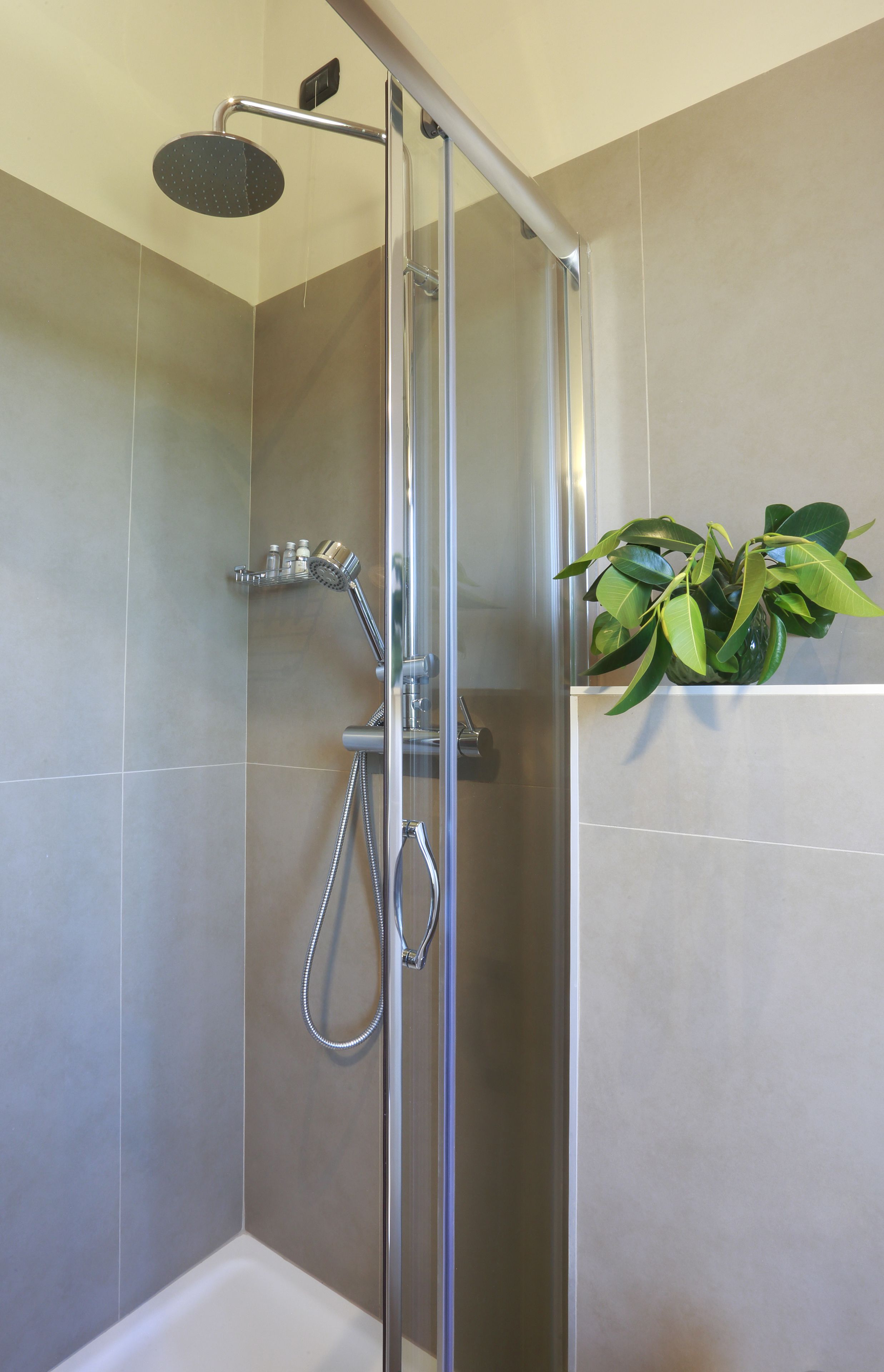 shower, rainfall showerhead, hair dryer, bidet