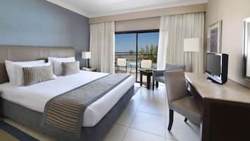 Minibar, in-room safe, blackout curtains, free cots/infant beds