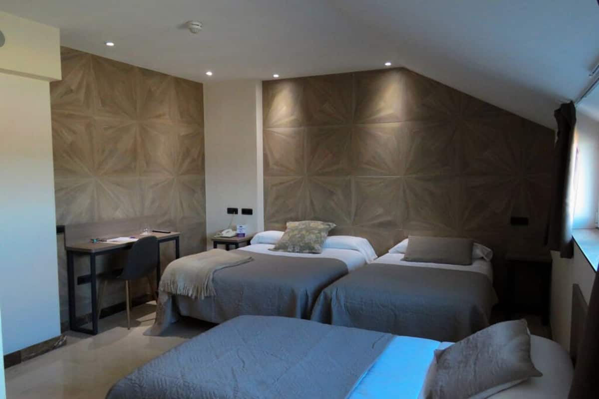 Desk, rollaway beds, free WiFi, bed sheets