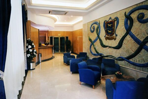 Lobby sitting area
