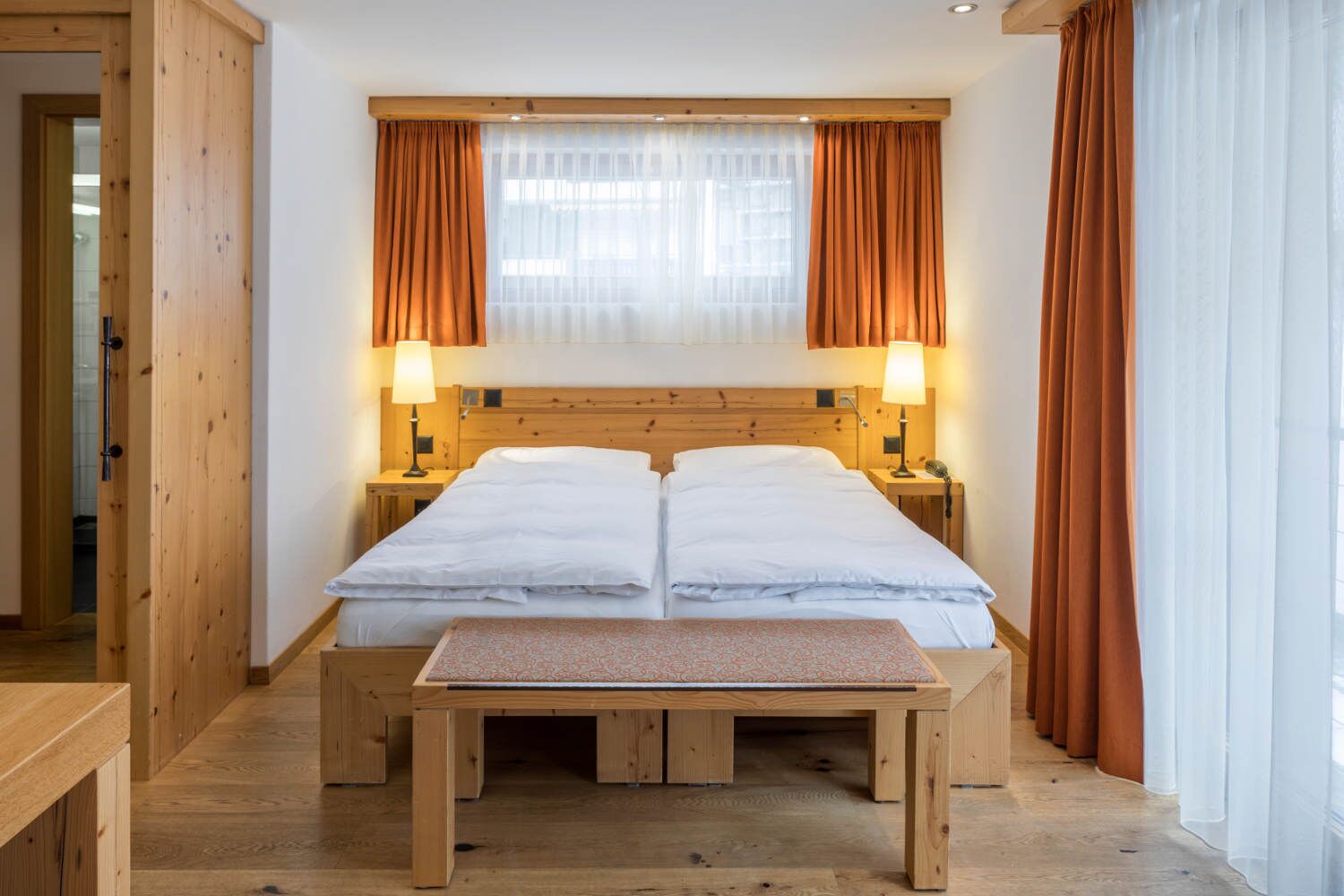 Standard Double Room (Matterhorn View from Balcony)