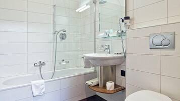 Free toiletries, hair dryer, towels