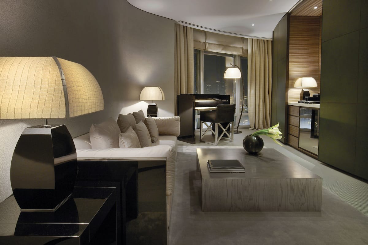 Armani Suite Downtown View | 1 soveværelse, premium-sengetøj, dundyner, minibar