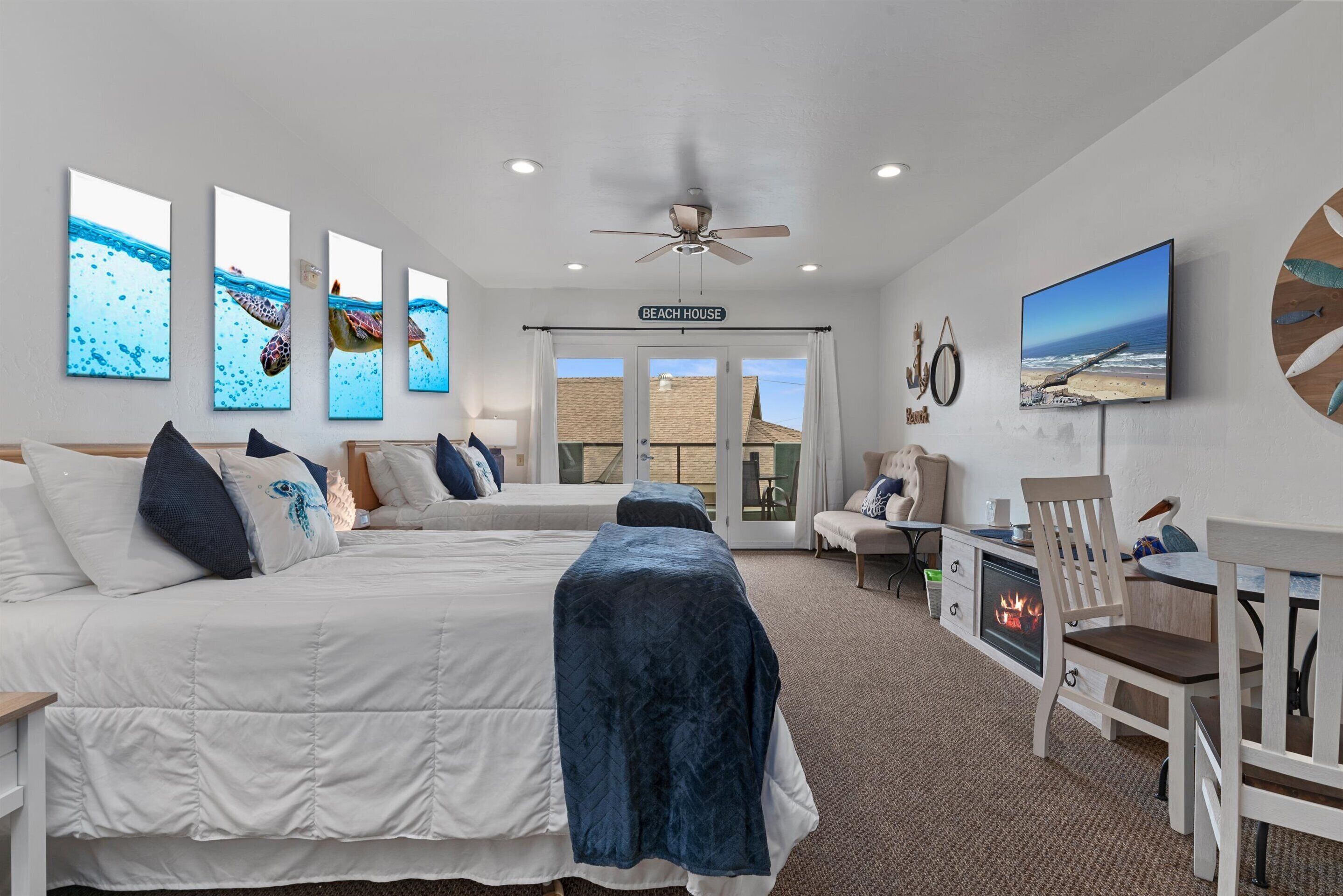 206 - sea turtle | 1 bedroom, pillow-top beds, individually decorated