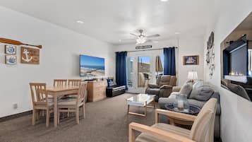 203 - Pirates Cove | Living area | 42-inch Smart TV with digital channels