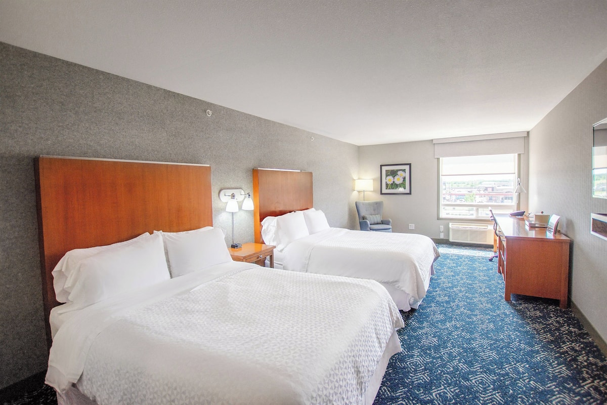 Habitación, 2 camas de matrimonio, no fumadores | Ropa de cama de alta calidad y colchones con acolchado adicional