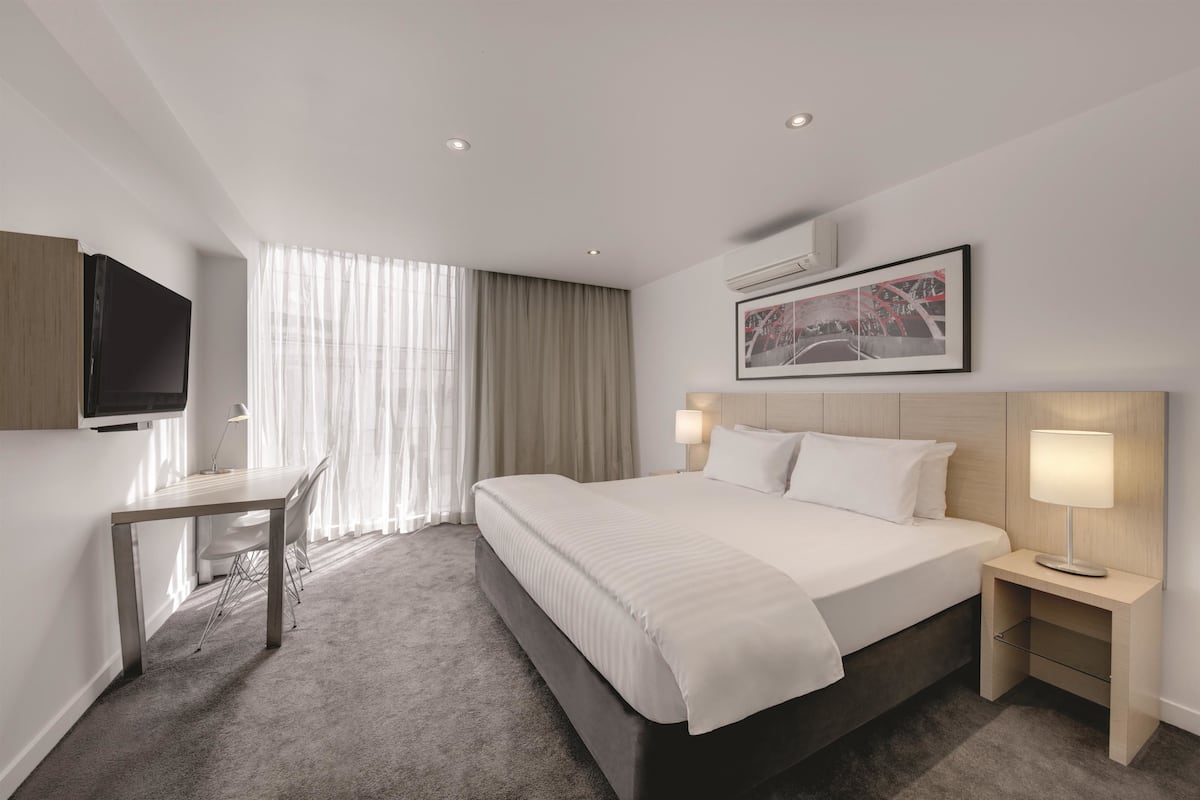 In-room safe, desk, blackout curtains, soundproofing