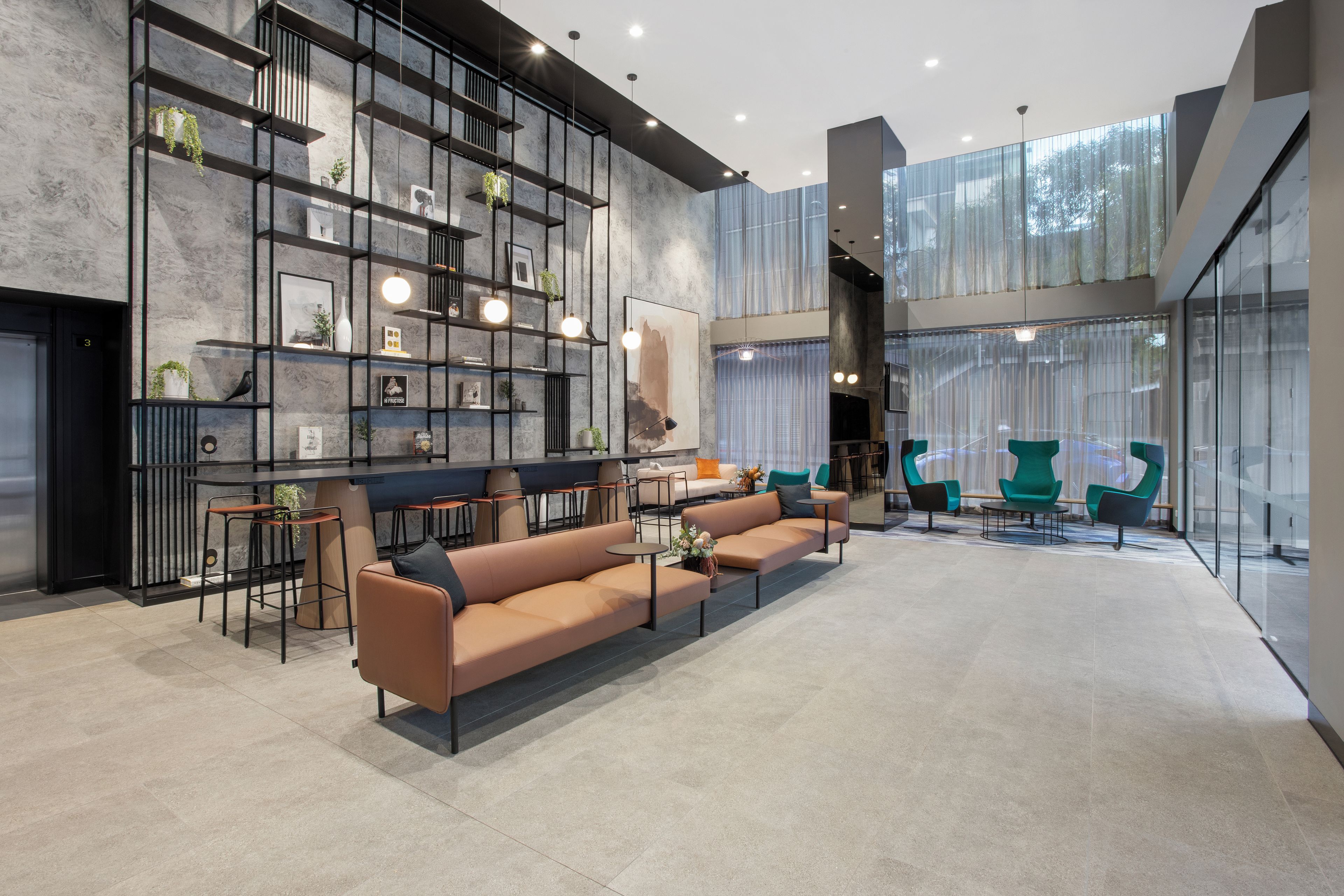 Lobby sitting area