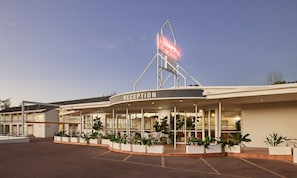 Majoituspaikan julkisivu