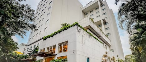 Voorkant van accommodatie