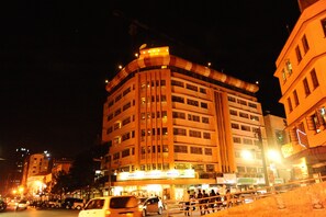 Front of property – evening/night
