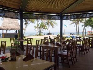 Lunch, dinner served; local cuisine, beach views  - Uprising Beach Resort (Pacific Harbour)