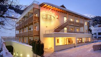 Front of property - evening/night