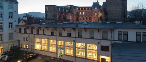 Front of property – evening/night