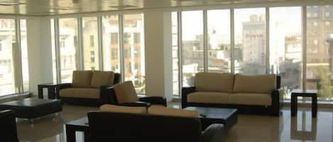 Lobby sitting area