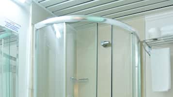 Family Apartment, 2 Bedrooms, Garden View, Garden Area | Bathroom | Shower, hair dryer