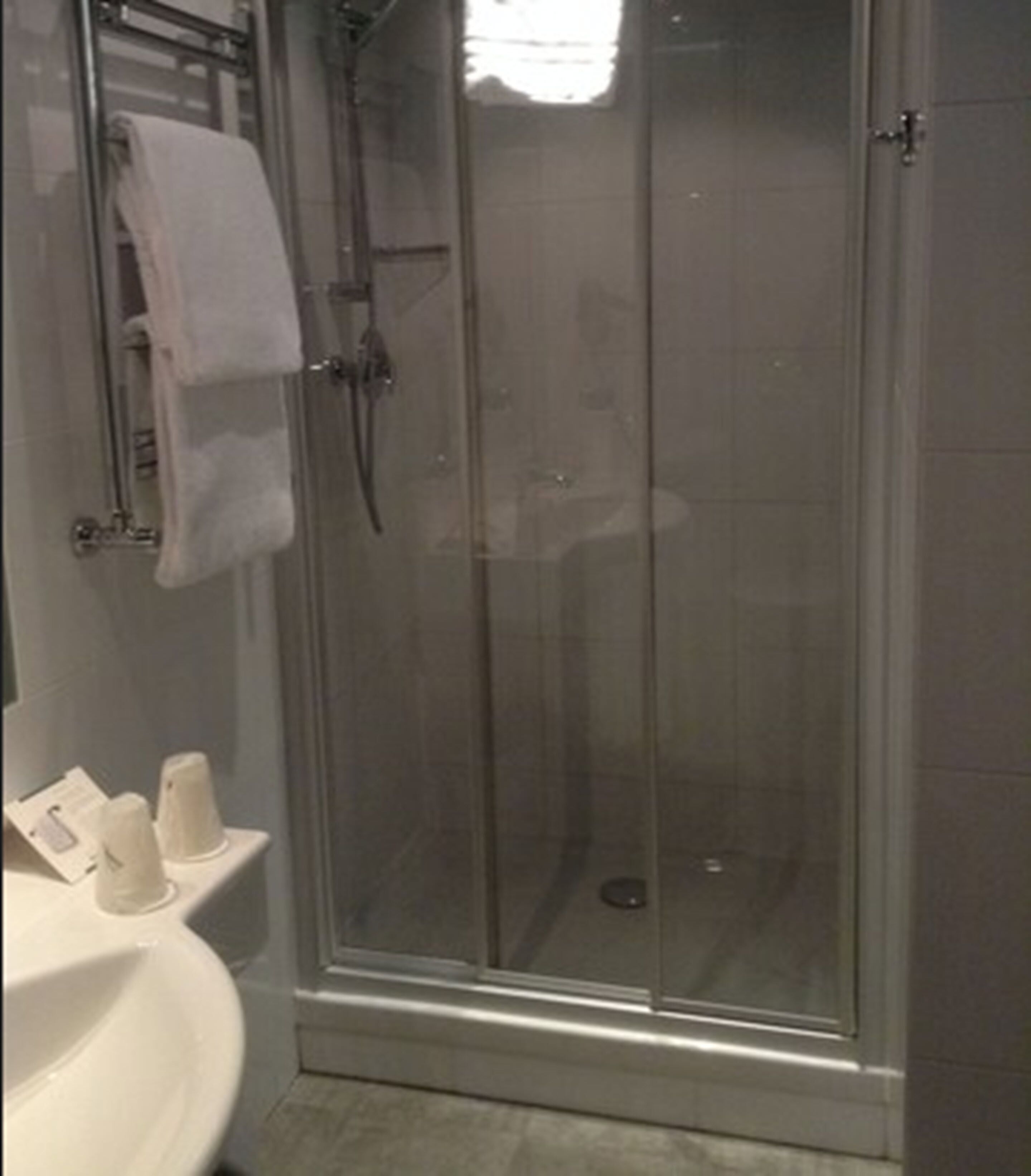 free toiletries, hair dryer, bidet, towels