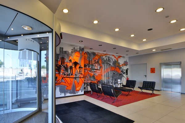 Lobby sitting area