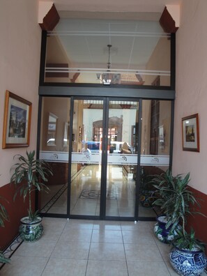 Interior entrance