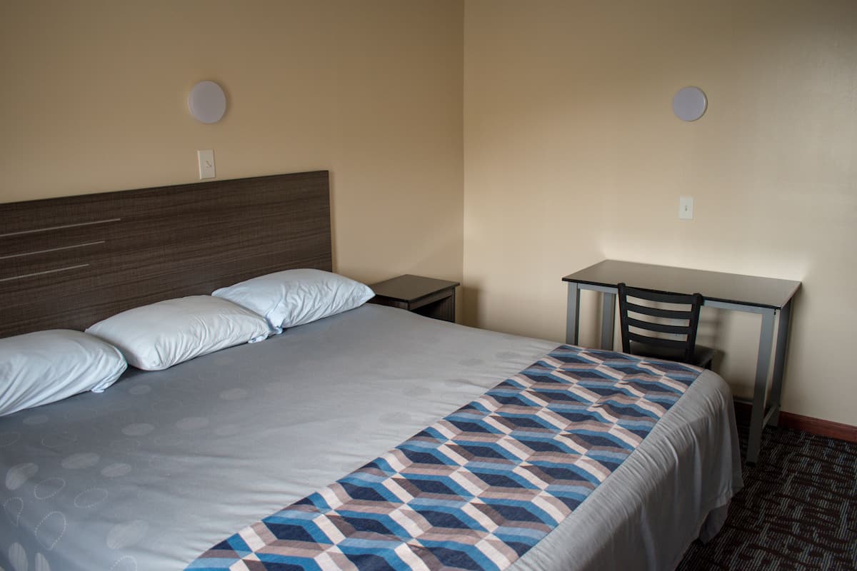 Blackout drapes, soundproofing, iron/ironing board (on request)