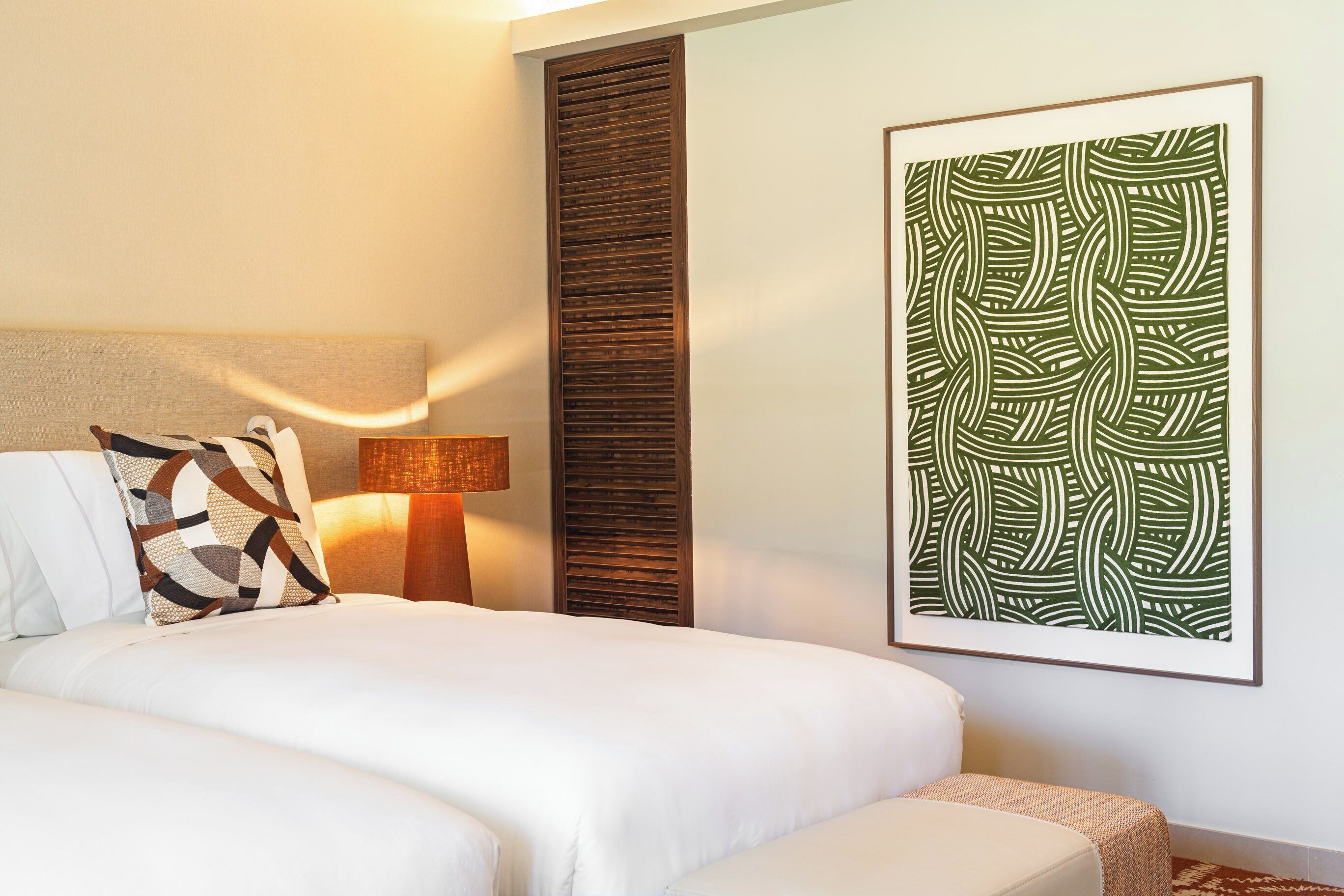 Premium bedding, minibar, in-room safe, desk