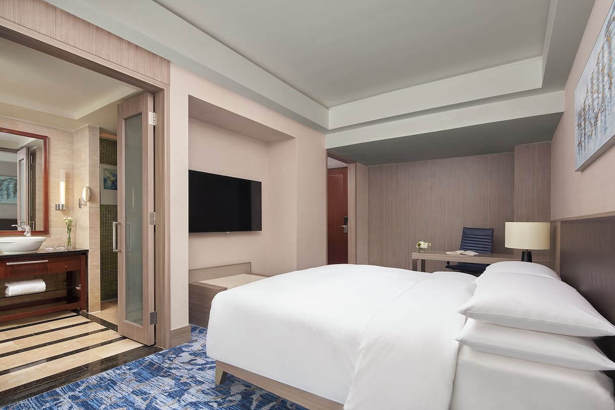 1 slaapkamer, hypoallergeen beddengoed, donzen dekbedden, een minibar