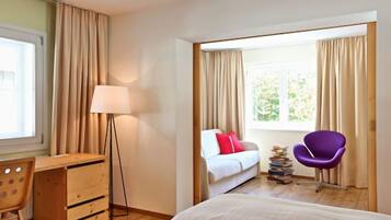 Superior Double Room | Living area | Flat-screen TV, DVD player