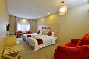 Deluxe Twin Room | Desk, soundproofing, iron/ironing board, rollaway beds - Sunon Hotel (Shenzhen)
