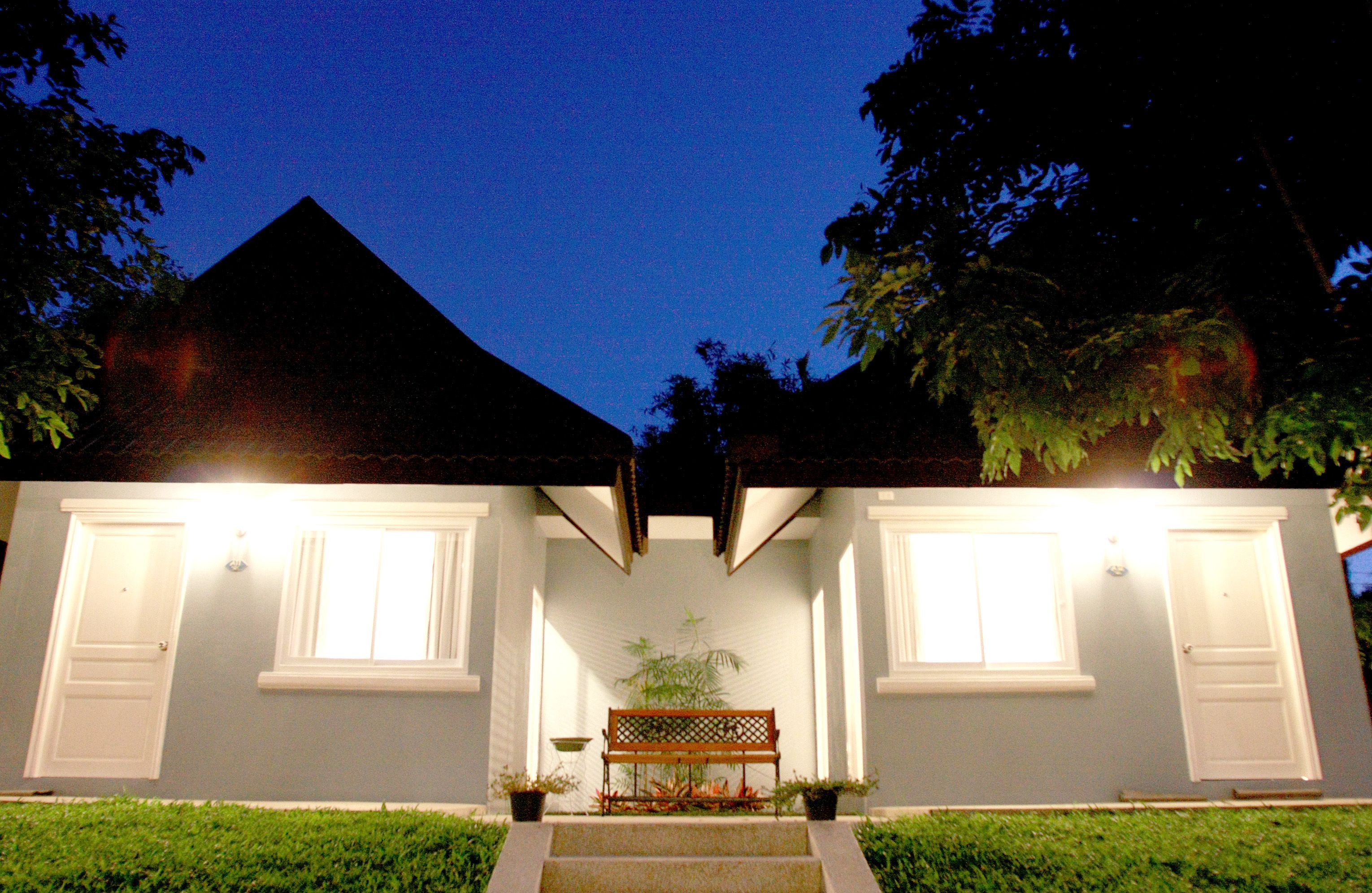 front of property – evening/night