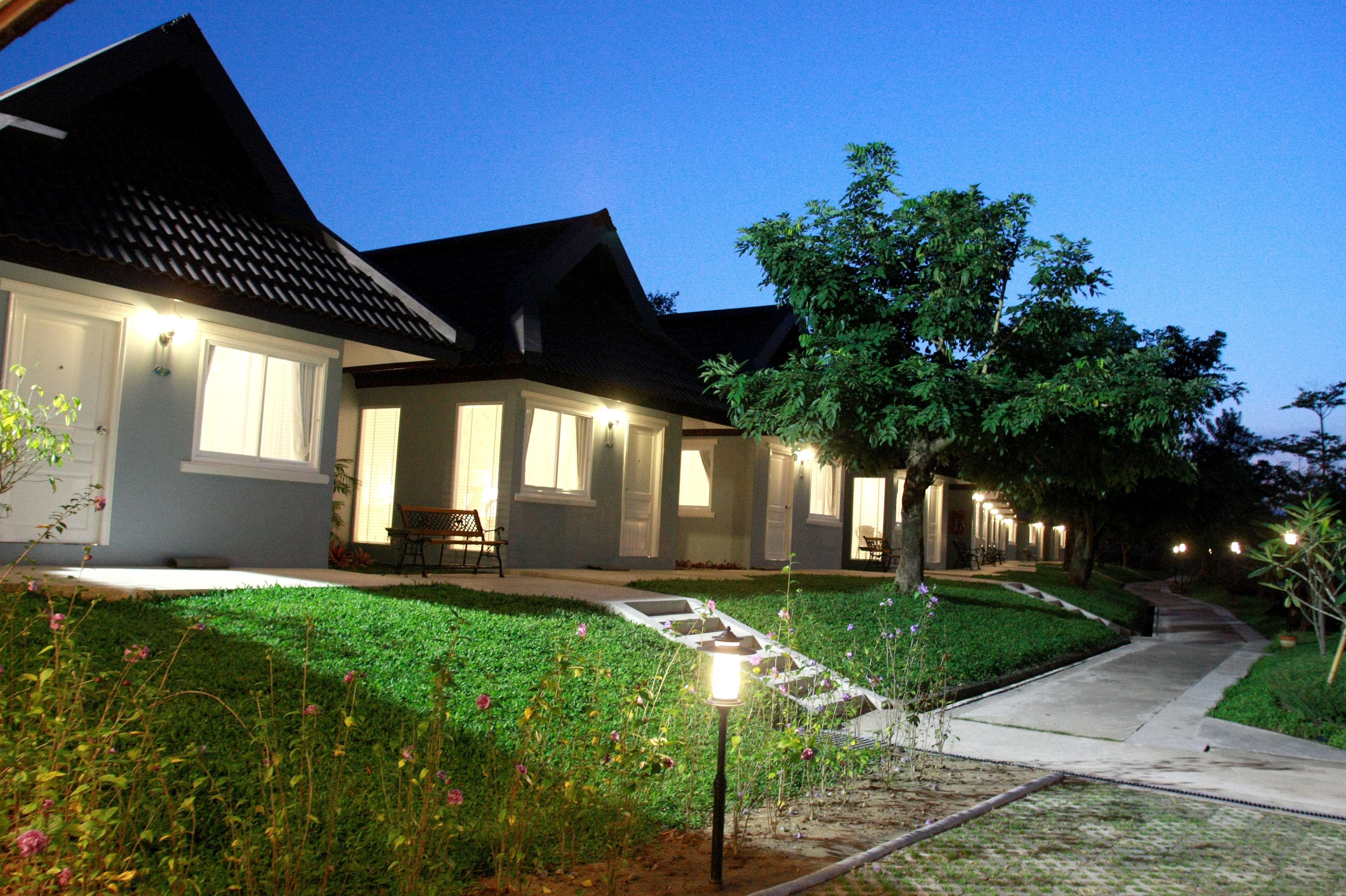 front of property – evening/night