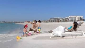 Plage privée à proximité, sable blanc, navette gratuite vers la plage