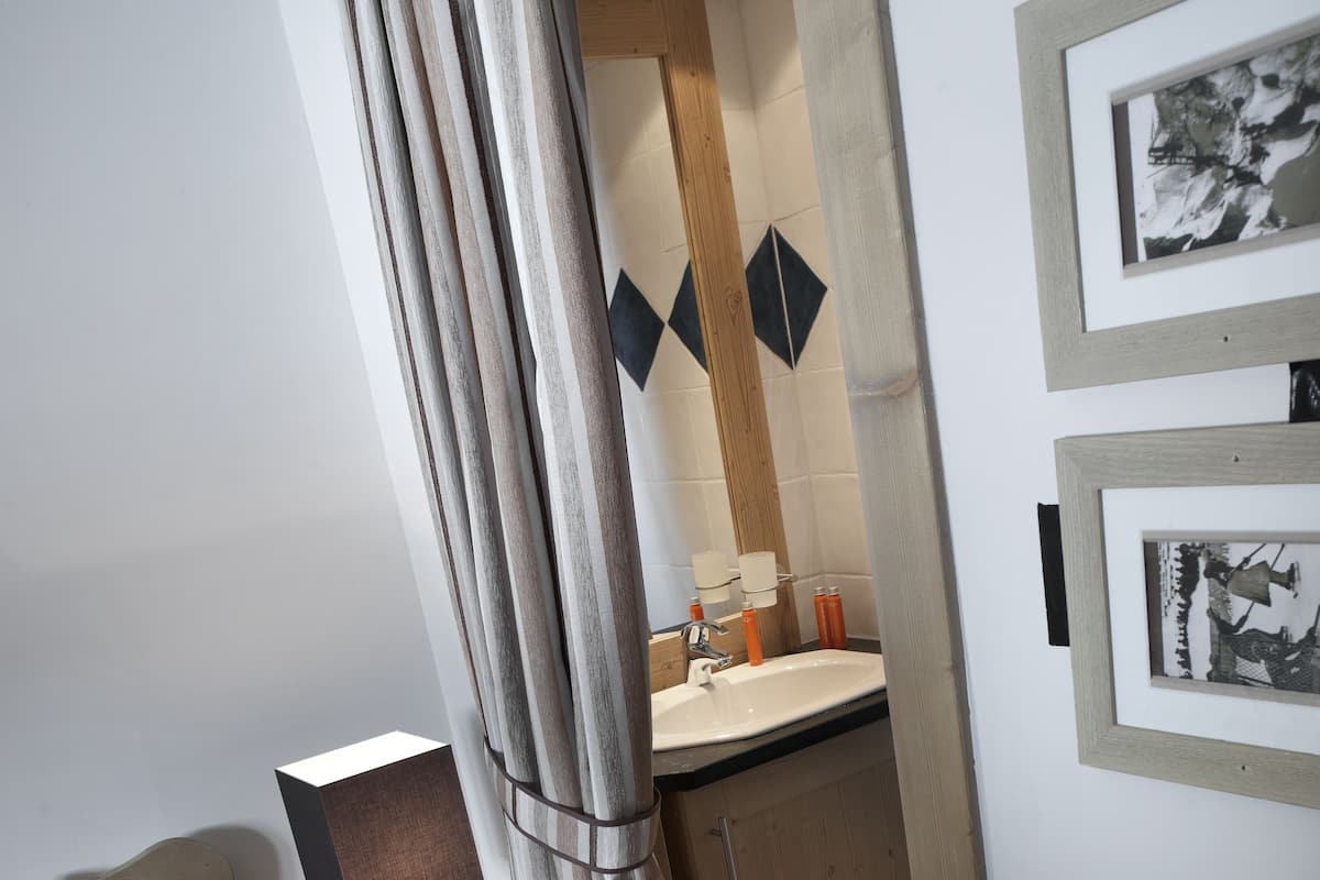 Departamento, 1 habitación | Insonorización, cunas gratuitas, wifi gratis y ropa de cama