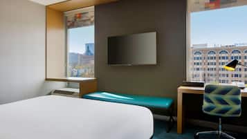 In-room safe, desk, blackout drapes, iron/ironing board