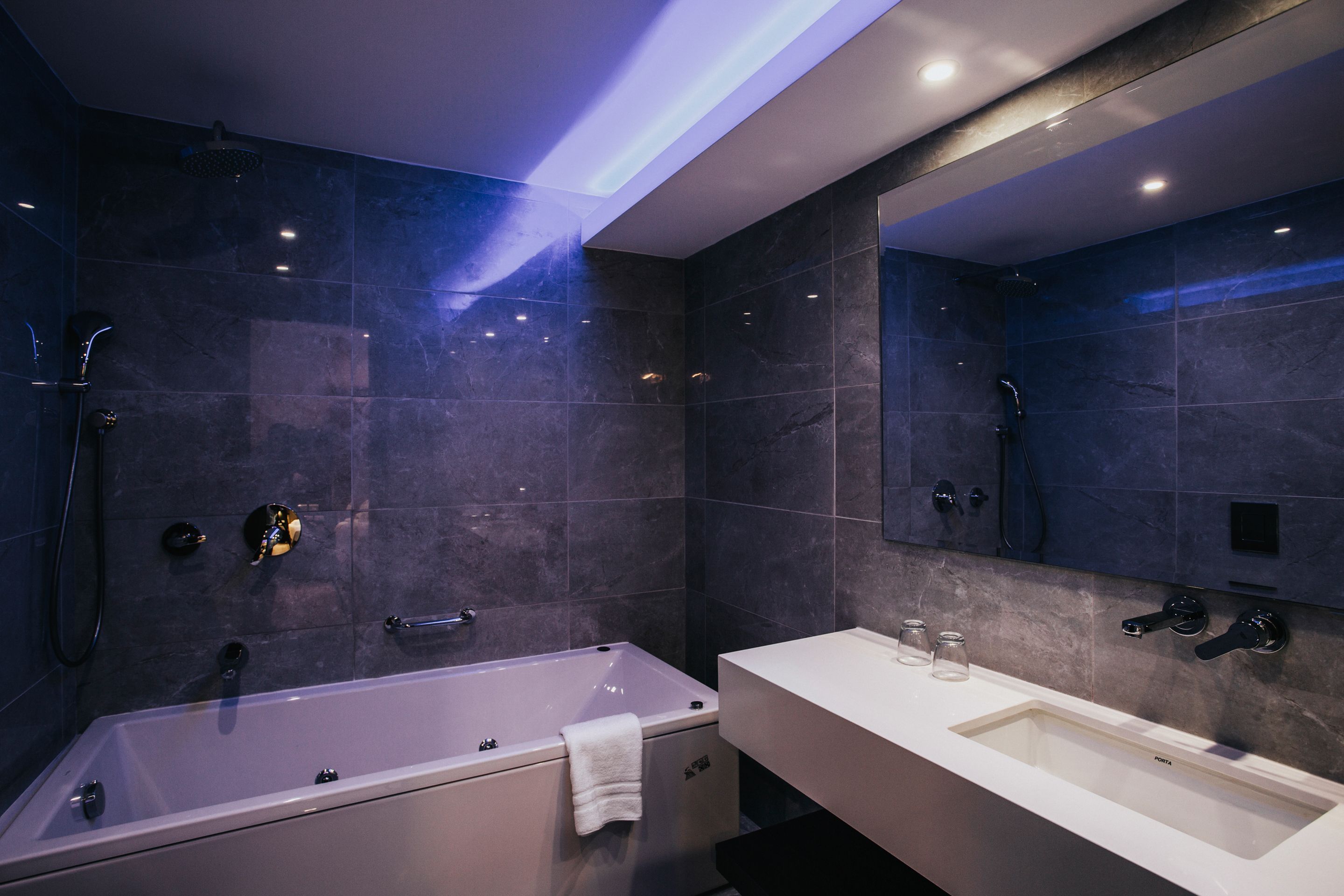 suite, balcony | bathroom | shower, free toiletries, hair dryer, bathrobes