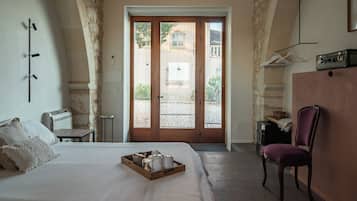 Chambre Double Deluxe, patio, vue jardin