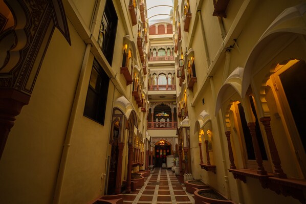 Interior entrance