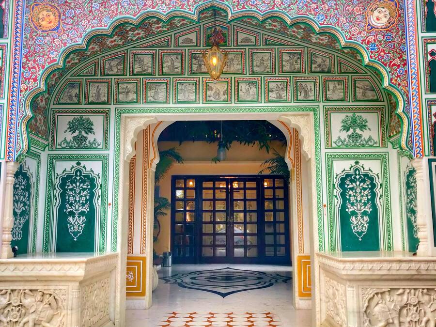 Entrada de la propiedad