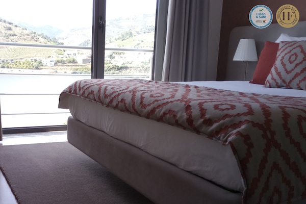 Standard Double Room, River View | 1 bedroom, desk, blackout drapes, soundproofing