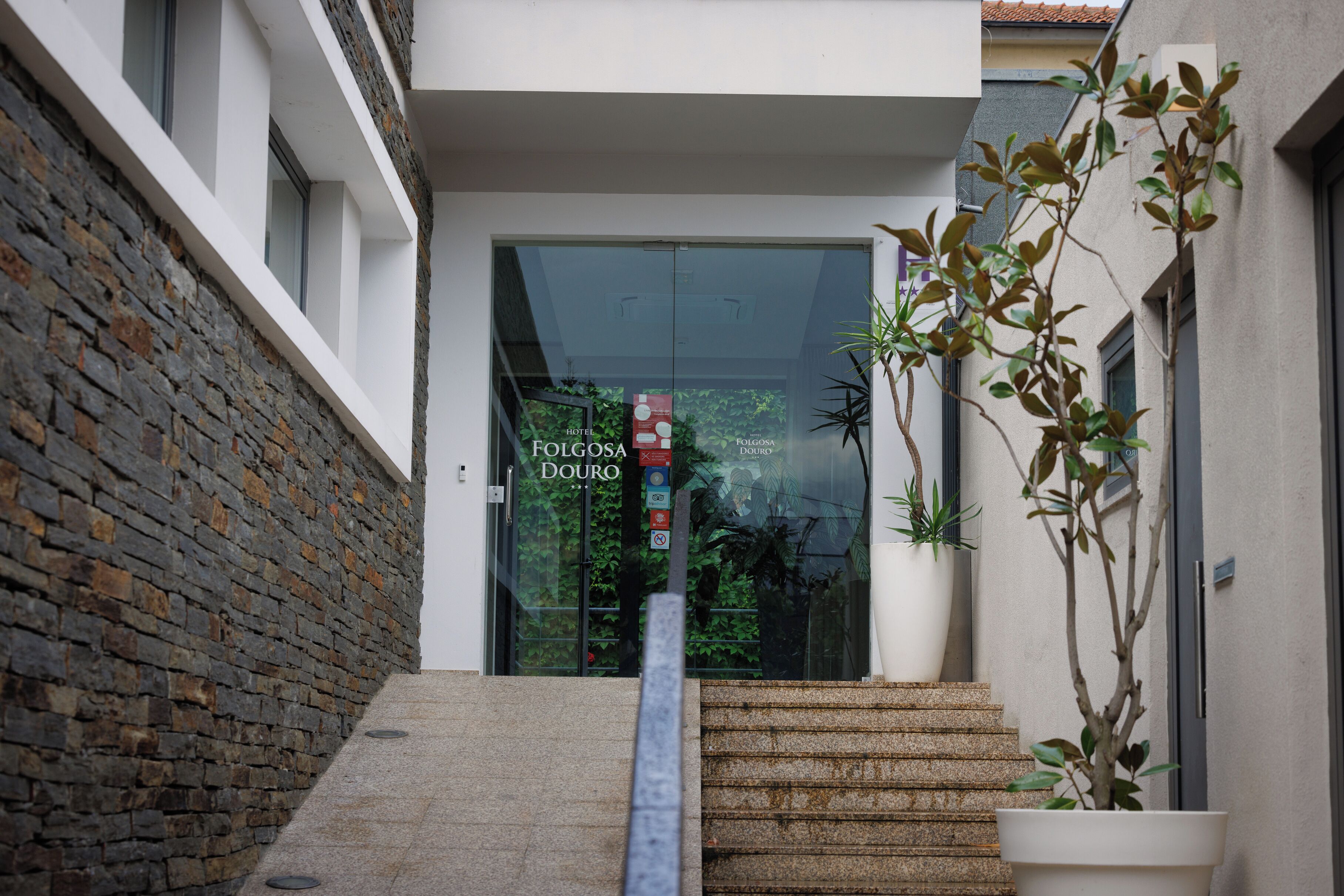 Overnatningsstedets facade