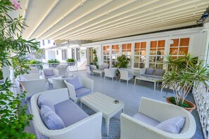 Sitteområde i lobbyen