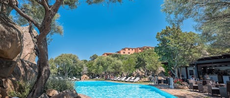 Udendørs pool, liggestole