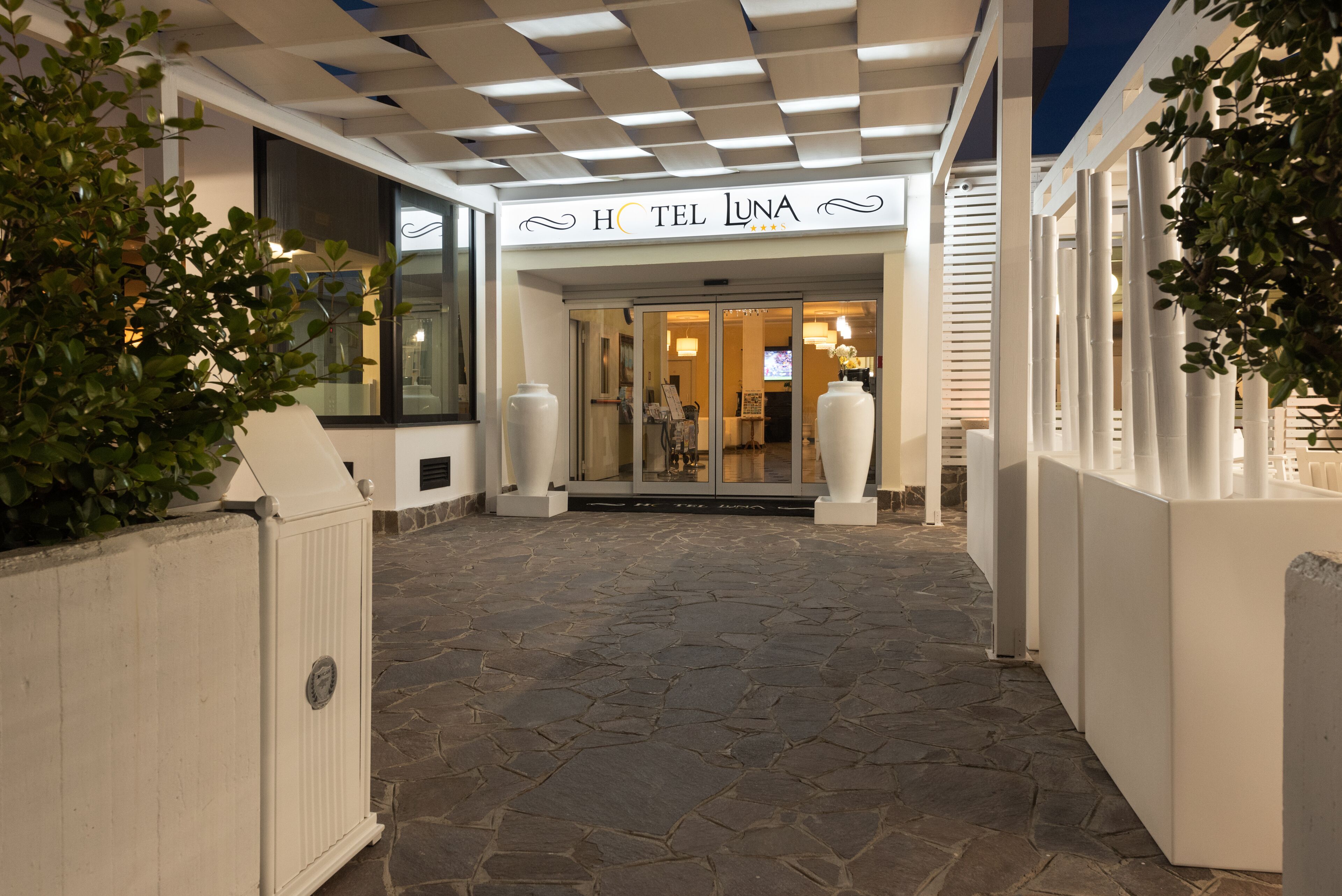 Entrada de la propiedad