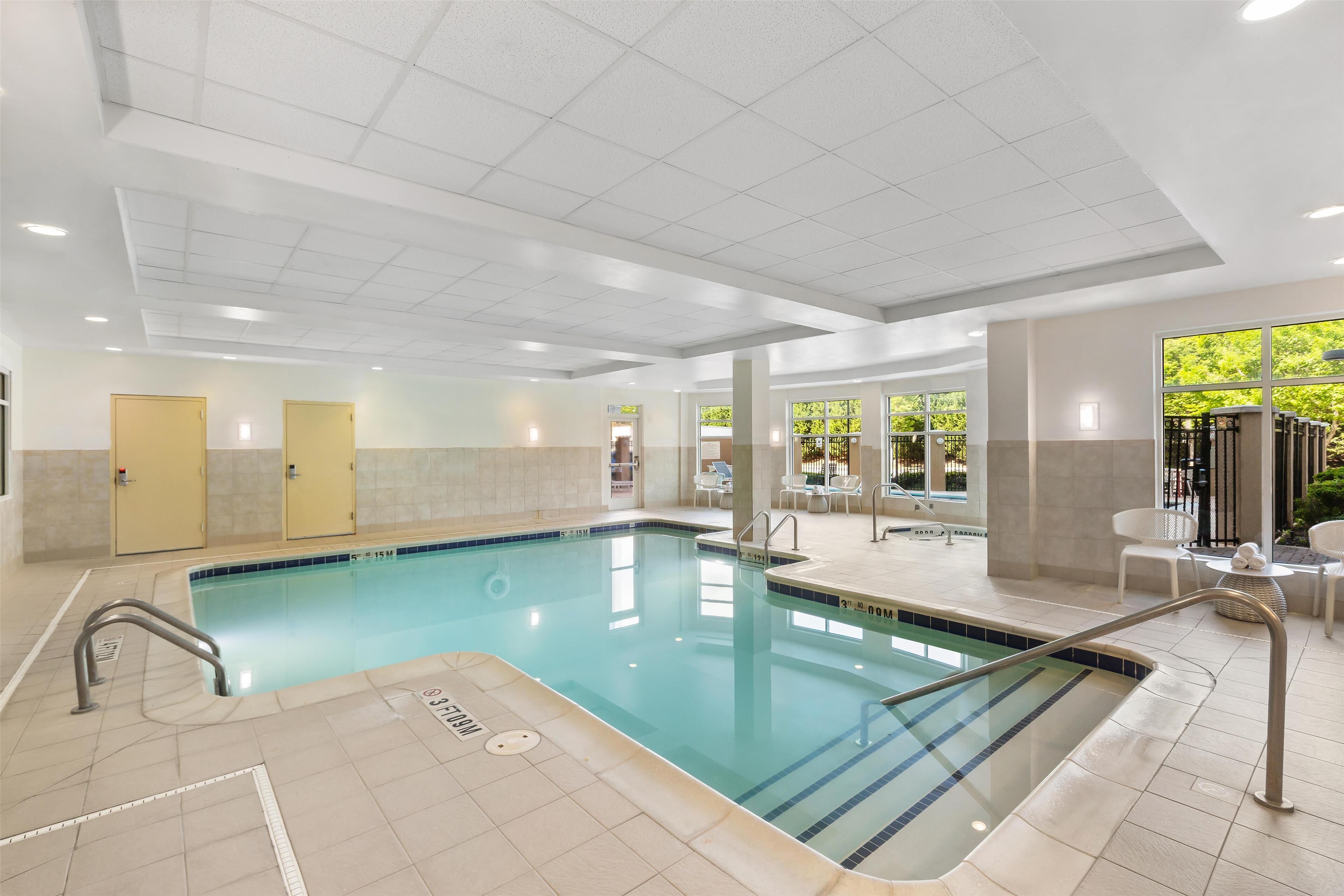indoor pool, outdoor pool