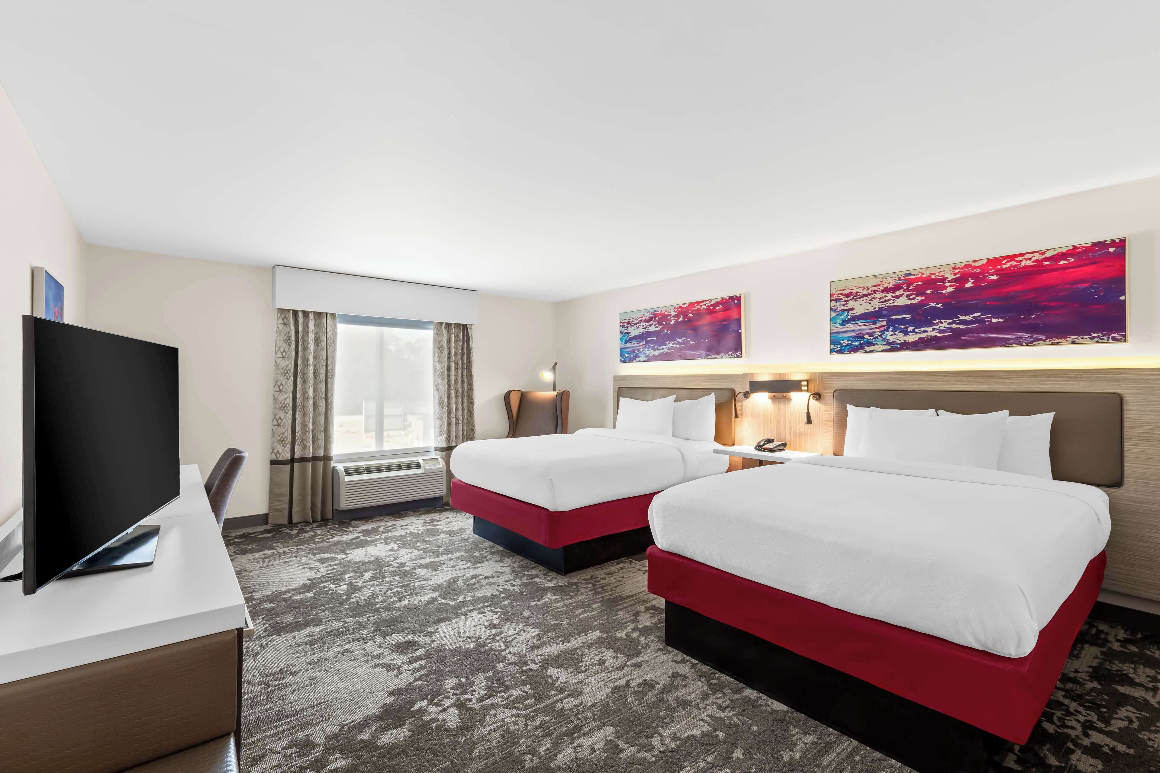 hypo-allergenic bedding, select comfort beds, desk, soundproofing