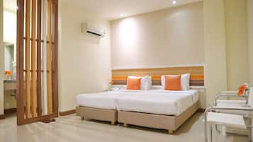 Minibar, in-room safe, desk, blackout curtains