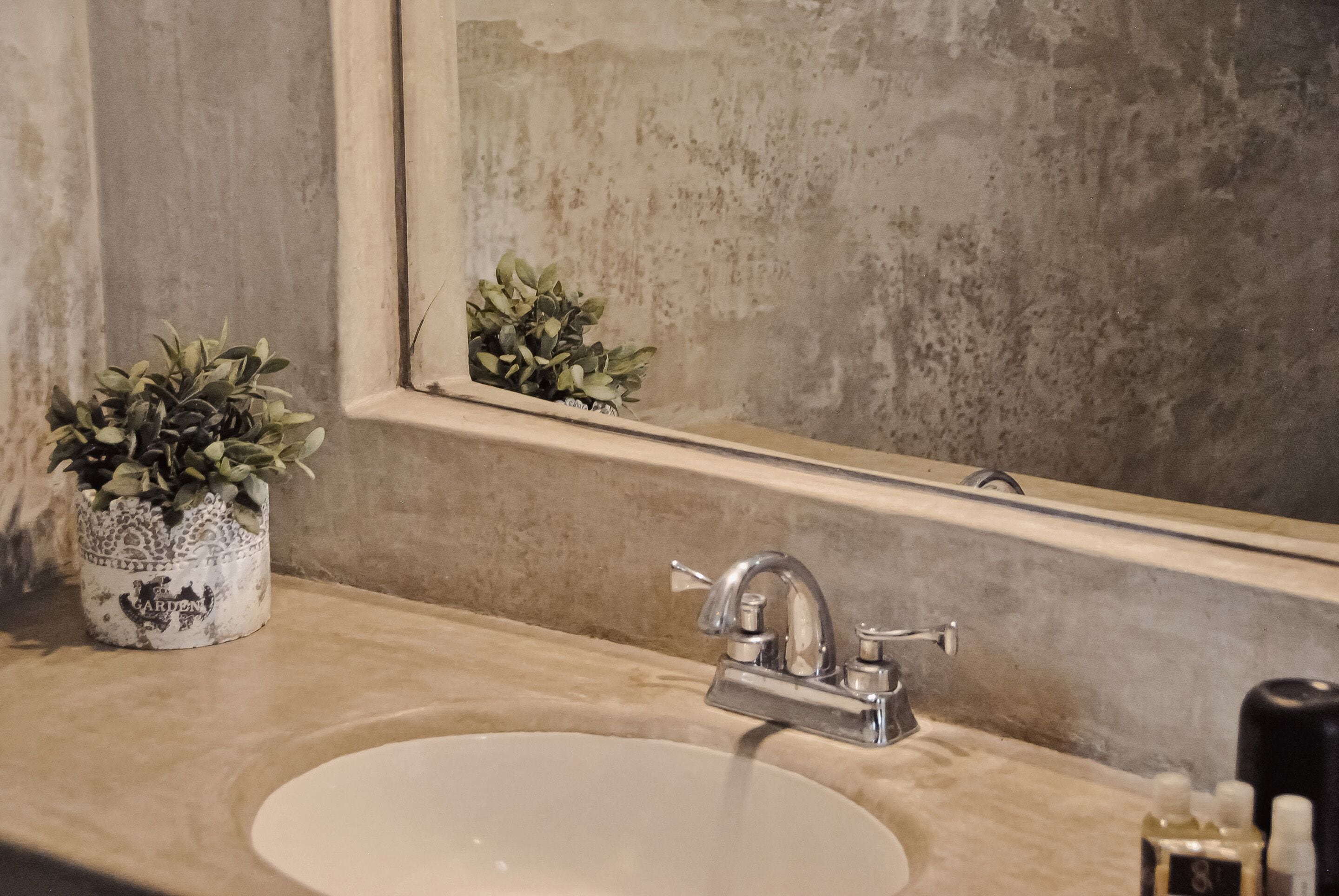 suite with hottub | bathroom | shower, rainfall showerhead, hair dryer, towels