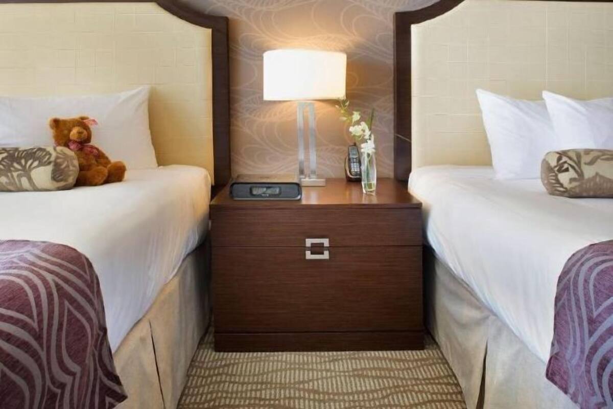 Minibar, coffres-forts dans les chambres, bureau