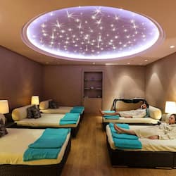 Couples treatment rooms, sauna, hot tub, steam room, body treatments