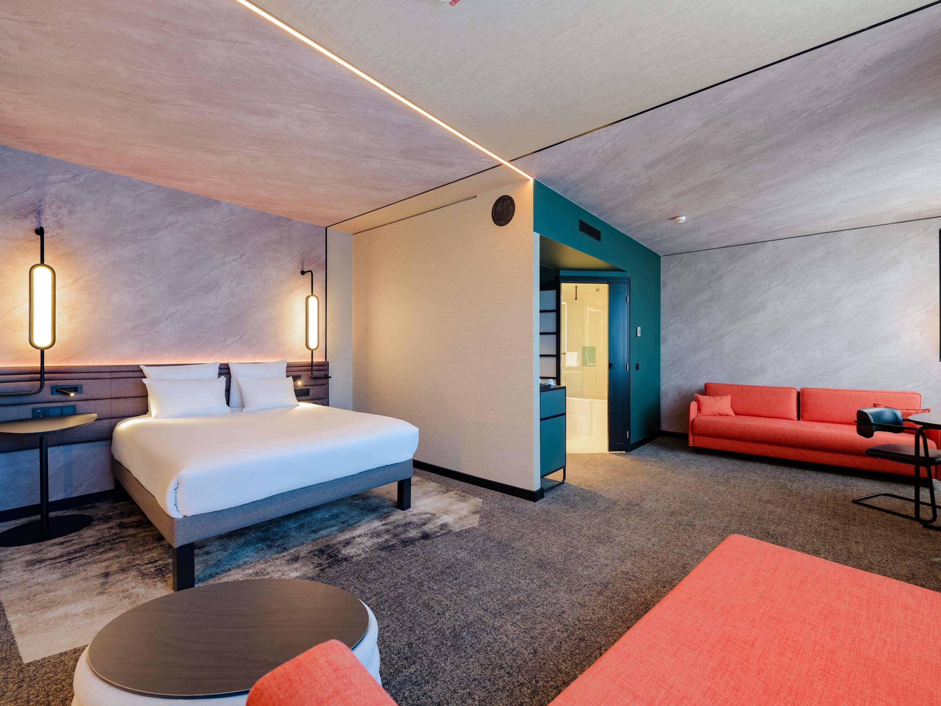 Executive-Doppelzimmer, 1 Doppelbett | Hochwertige Bettwaren, kostenlose Minibar, Zimmersafe